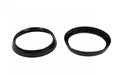 Kentrol 50537 Jeep CJ Headlight Bezels Pair 72-86 CJ Powdercoat Black Kentrol - Truck Part Superstore