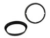 Kentrol 50537 Jeep CJ Headlight Bezels Pair 72-86 CJ Powdercoat Black Kentrol - Truck Part Superstore