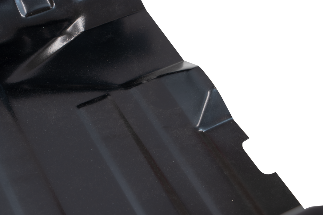 Kentrol 50539 Jeep CJ/YJ Gas Tank Skid Plate W/Strap for 76-90 CJ/Wrangler YJ Black Stainless Kentrol - Truck Part Superstore