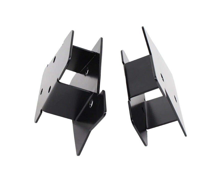 Kentrol 50542 Jeep TJ Mirror Relocation Bracket Pair 03-06 Wrangler TJ Powdercoat Black Kentrol - Truck Part Superstore