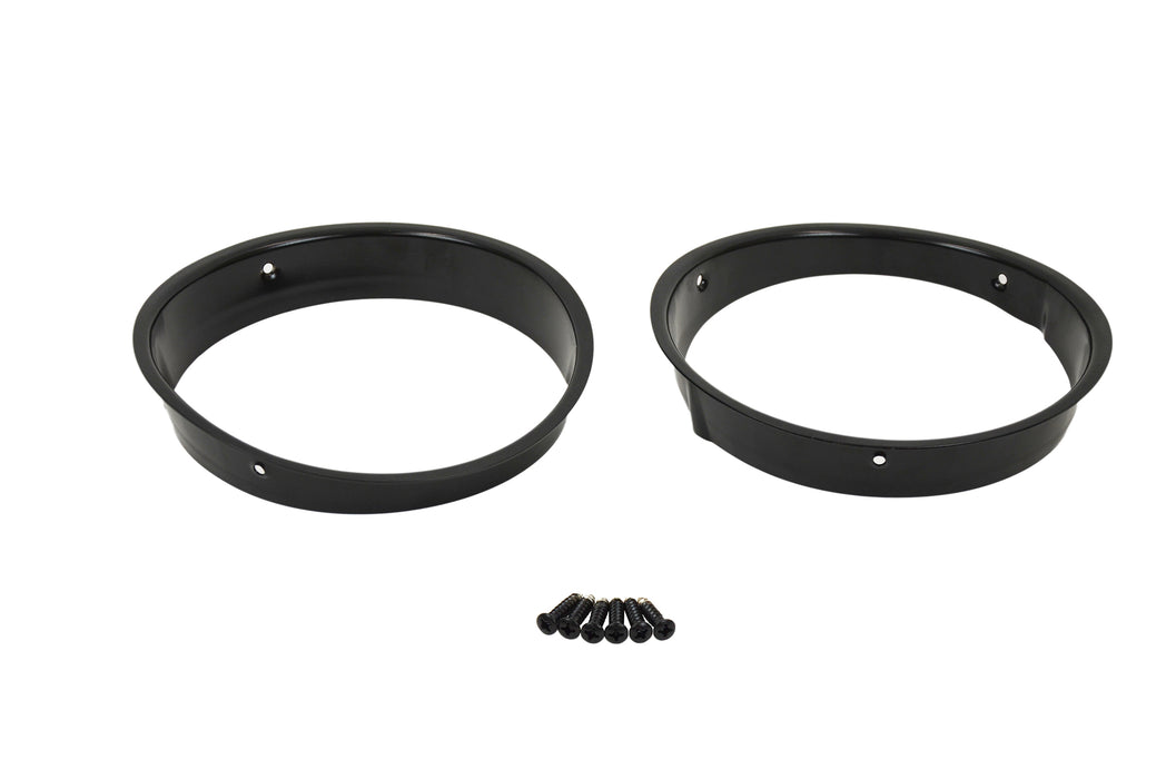 Kentrol 50543 Jeep TJ Headlight Bezels Pair 97-06 Wrangler TJ Powdercoat Black Kentrol - Truck Part Superstore