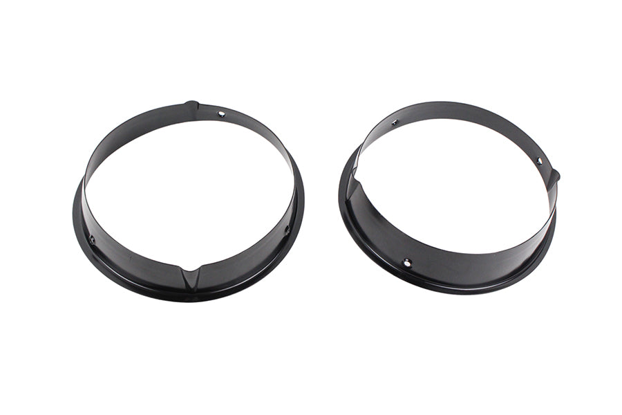 Kentrol 50543 Jeep TJ Headlight Bezels Pair 97-06 Wrangler TJ Powdercoat Black Kentrol - Truck Part Superstore