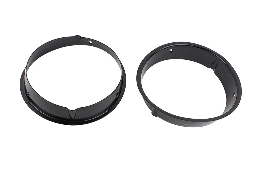 Kentrol 50543 Jeep TJ Headlight Bezels Pair 97-06 Wrangler TJ Powdercoat Black Kentrol - Truck Part Superstore