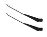 Kentrol 50544 Jeep CJ Windshield Wiper Arms Pair 68-86 CJ Powdercoat Black Kentrol - Truck Part Superstore