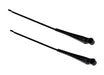 Kentrol 50544 Jeep CJ Windshield Wiper Arms Pair 68-86 CJ Powdercoat Black Kentrol - Truck Part Superstore