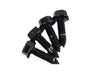 Kentrol 50549 Jeep CJ/YJ Door Strap Pins Pair 76-95 CJ and Wrangler YJ Powdercoat Black Kentrol - Truck Part Superstore