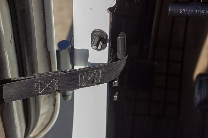 Kentrol 50549 Jeep CJ/YJ Door Strap Pins Pair 76-95 CJ and Wrangler YJ Powdercoat Black Kentrol - Truck Part Superstore