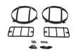 Kentrol 50557 Jeep TJ Euro Light Guard Set 4 Pieces 97-06 Wrangler TJ Powdercoat Black Kentrol - Truck Part Superstore