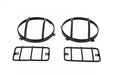 Kentrol 50557 Jeep TJ Euro Light Guard Set 4 Pieces 97-06 Wrangler TJ Powdercoat Black Kentrol - Truck Part Superstore