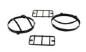 Kentrol 50557 Jeep TJ Euro Light Guard Set 4 Pieces 97-06 Wrangler TJ Powdercoat Black Kentrol - Truck Part Superstore