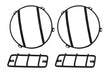 Kentrol 50557 Jeep TJ Euro Light Guard Set 4 Pieces 97-06 Wrangler TJ Powdercoat Black Kentrol - Truck Part Superstore