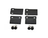 Kentrol 50563 Jeep CJ/YJ Hood Catch Pair TJ Style 42-95 CJ and Wrangler YJ Powdercoat Black Kentrol - Truck Part Superstore