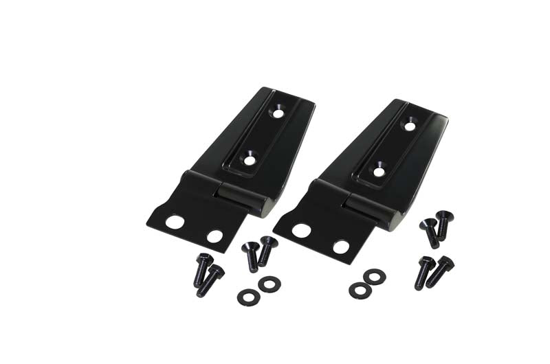 Kentrol 50572 Jeep JK Hood Hinge Pair 07-18 Wrangler JK Powdercoat Black Kentrol - Truck Part Superstore