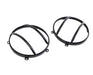 Kentrol 50573 Jeep JK Euro Headlight Guards Pair  07-18 Wrangler JK Powdercoat Black Kentrol - Truck Part Superstore