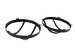 Kentrol 50573 Jeep JK Euro Headlight Guards Pair  07-18 Wrangler JK Powdercoat Black Kentrol - Truck Part Superstore