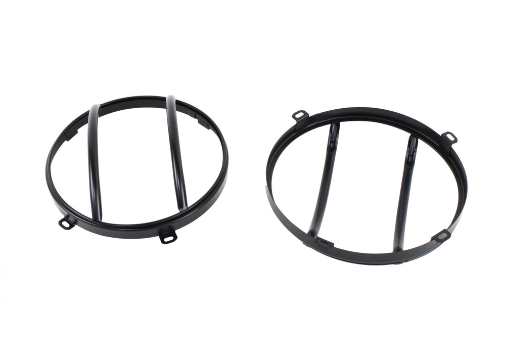 Kentrol 50573 Jeep JK Euro Headlight Guards Pair  07-18 Wrangler JK Powdercoat Black Kentrol - Truck Part Superstore