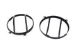 Kentrol 50573 Jeep JK Euro Headlight Guards Pair  07-18 Wrangler JK Powdercoat Black Kentrol - Truck Part Superstore