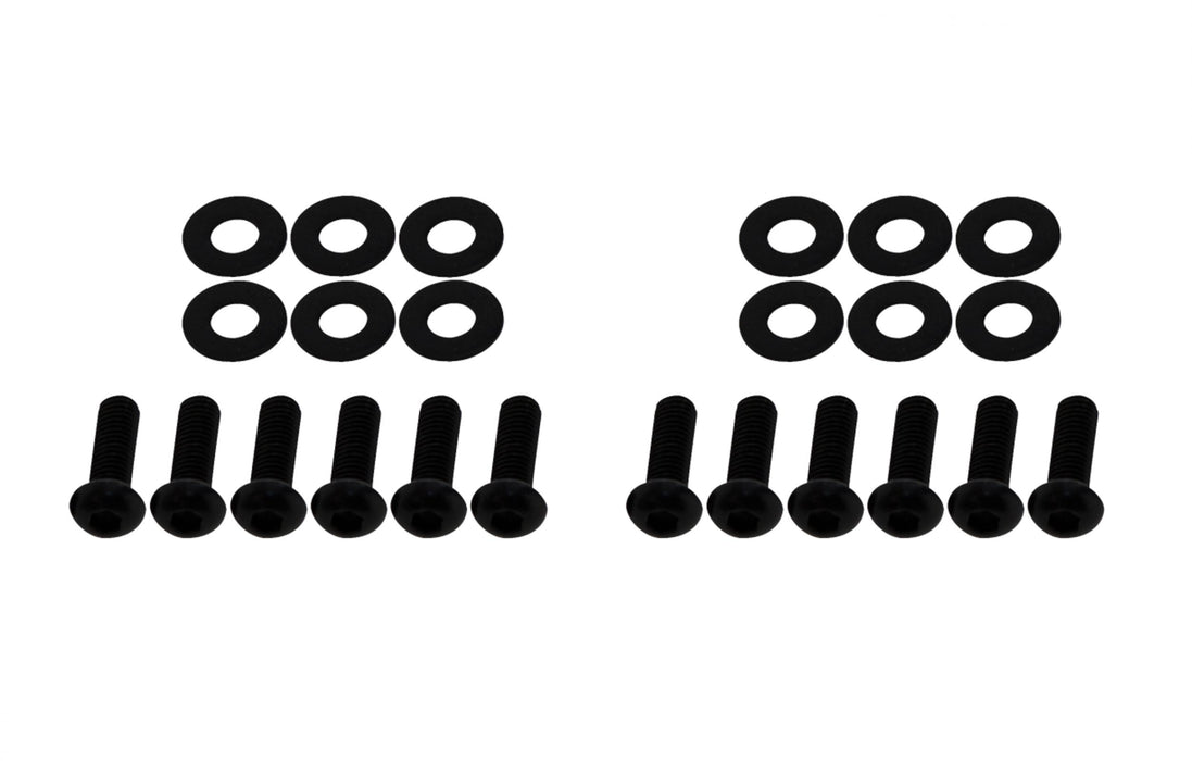 Kentrol 50574 Jeep JK Windshield Supports Pair 07-18 Wrangler JK Powdercoat Black Kentrol - Truck Part Superstore