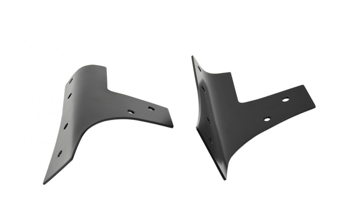 Kentrol 50574 Jeep JK Windshield Supports Pair 07-18 Wrangler JK Powdercoat Black Kentrol - Truck Part Superstore