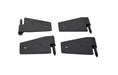 Kentrol 50575 Jeep JK Door Hinge Set 4 Pieces 2 Door 07-18 Wrangler JK Powdercoat Black Kentrol - Truck Part Superstore