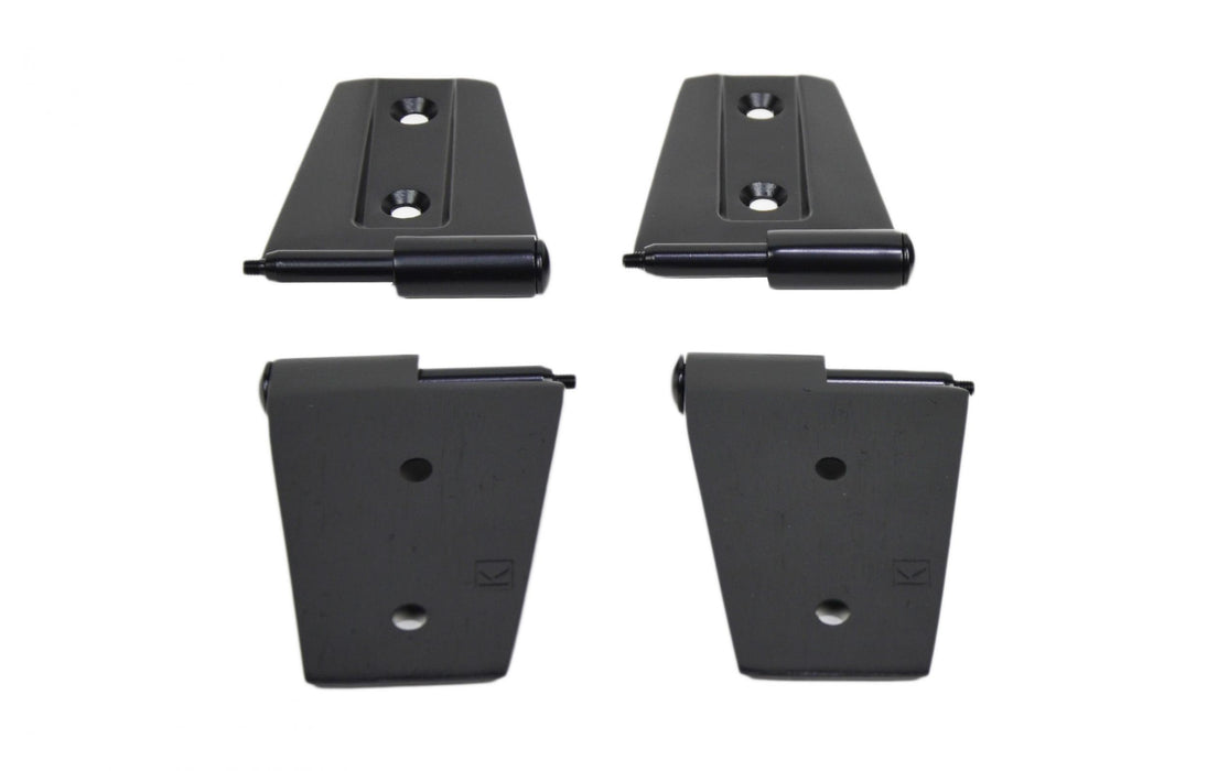 Kentrol 50575 Jeep JK Door Hinge Set 4 Pieces 2 Door 07-18 Wrangler JK Powdercoat Black Kentrol - Truck Part Superstore