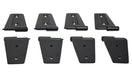 Kentrol 50576 Jeep JK Door Hinge Set 8 Pieces 4 Door 07-18 Wrangler JK Powdercoat Black Kentrol - Truck Part Superstore