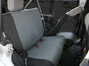 Rampage 5057921 Custom Fit Polycanvas Seat Cover; Black/Gray; Rear; - Truck Part Superstore