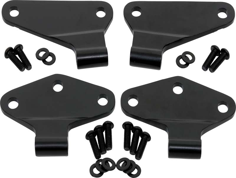 Kentrol 50580 Jeep JK Body Door Hinge Set 4 Pieces 2 Door 07-18 Wrangler JK Powdercoat Black Kentrol - Truck Part Superstore