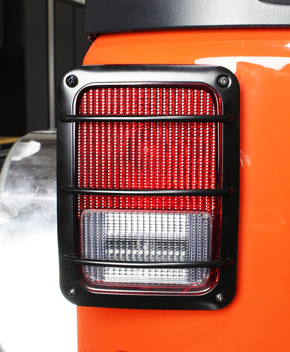 Kentrol 50582 Jeep JK Taillight Guard Pair 07-18 Wrangler JK Powdercoat Black Kentrol - Truck Part Superstore