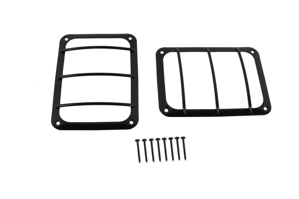 Kentrol 50582 Jeep JK Taillight Guard Pair 07-18 Wrangler JK Powdercoat Black Kentrol - Truck Part Superstore