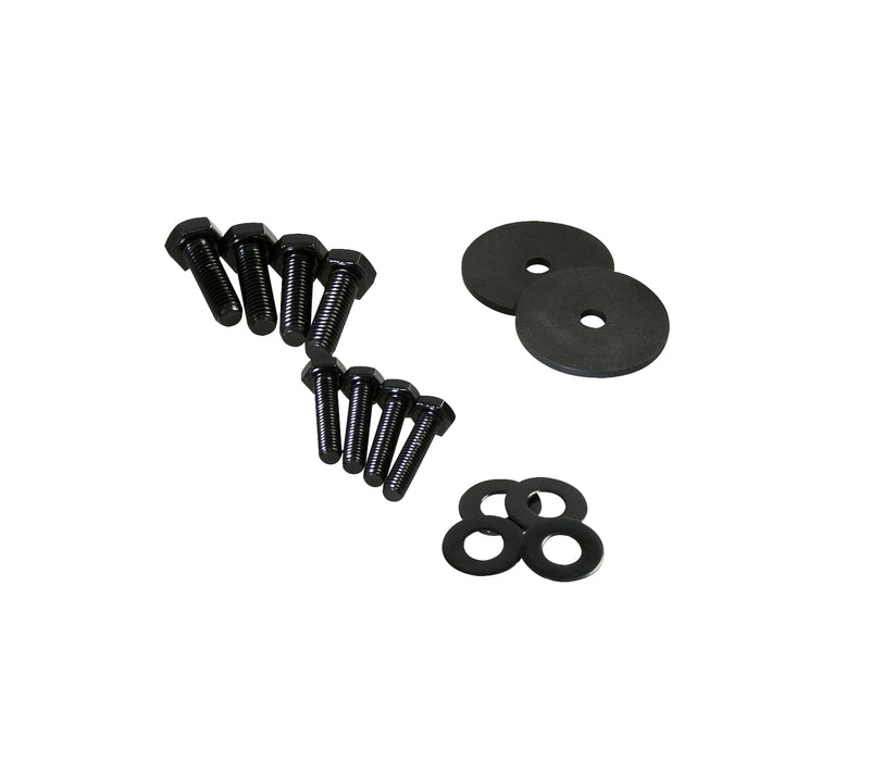 Kentrol 50588WHC Jeep JK Hood Kit Without Hood Catch 07-18 Wrangler JK Powdercoat Black Kentrol - Truck Part Superstore