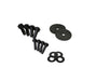 Kentrol 50588WHC Jeep JK Hood Kit Without Hood Catch 07-18 Wrangler JK Powdercoat Black Kentrol - Truck Part Superstore