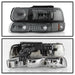 Spyder Auto 5064233 XTune Crystal Headlights/Bumper Lights; Amber; Smoke; - Truck Part Superstore