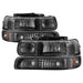 Spyder Auto 5064233 XTune Crystal Headlights/Bumper Lights; Amber; Smoke; - Truck Part Superstore