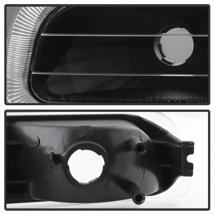 Spyder Auto 5064271 XTune Amber Reflector Bumper Lights; Black; - Truck Part Superstore