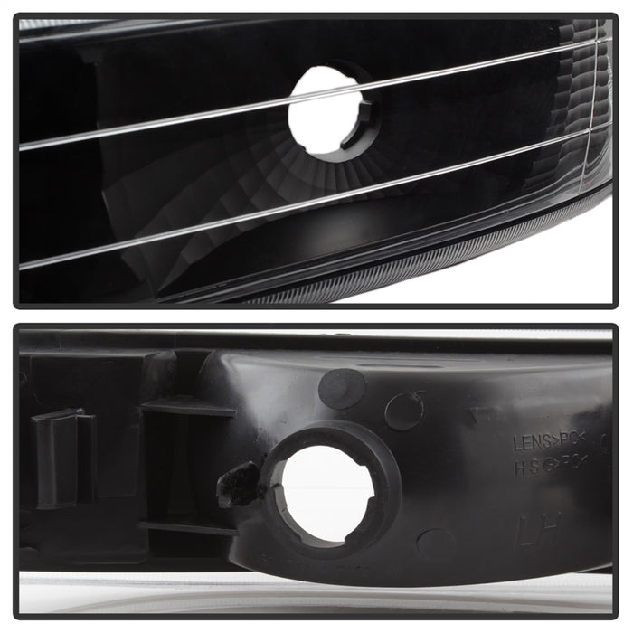Spyder Auto 5064271 XTune Amber Reflector Bumper Lights; Black; - Truck Part Superstore