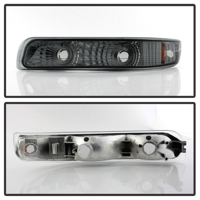 Spyder Auto 5064288 XTune Amber Reflector Bumper Lights; Smoke; - Truck Part Superstore