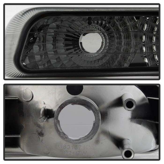 Spyder Auto 5064288 XTune Amber Reflector Bumper Lights; Smoke; - Truck Part Superstore
