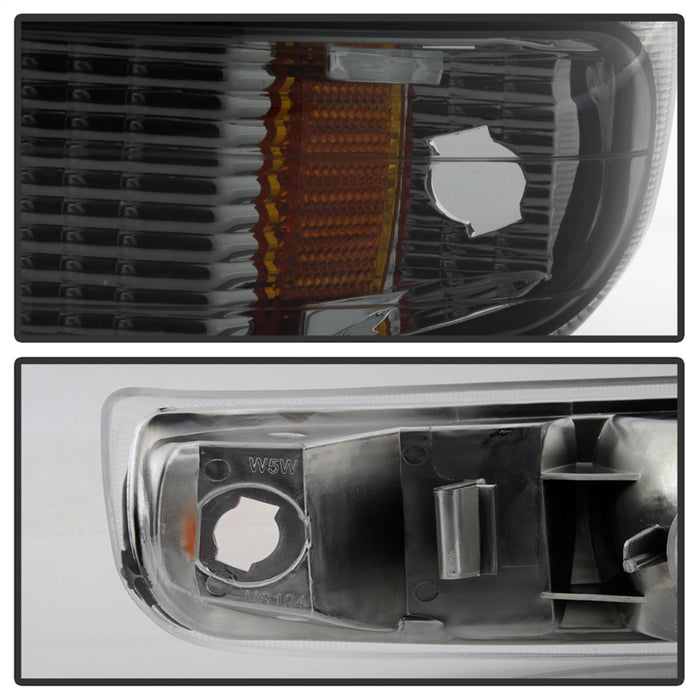 Spyder Auto 5064288 XTune Amber Reflector Bumper Lights; Smoke; - Truck Part Superstore