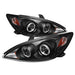 Spyder Auto 5064301 Halo Projector Headlights; Bulbs Included; Pair; Black; - Truck Part Superstore