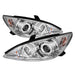 Spyder Auto 5064318 Halo Projector Headlights; Bulbs Included; Pair; Chrome; - Truck Part Superstore