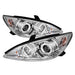 Spyder Auto 5064318 Halo Projector Headlights; Bulbs Included; Pair; Chrome; - Truck Part Superstore
