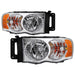 Spyder Auto 5064486 Crystal Headlights; Amber; Chrome; - Truck Part Superstore