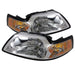 Spyder Auto 5064493 Crystal Headlights; Amber; Chrome; - Truck Part Superstore