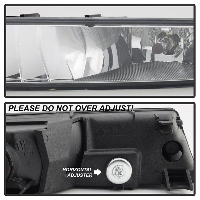 Spyder Auto 5064660 OEM Fog Lights; Bulbs Included; Pair; w/o Switch; Clear; - Truck Part Superstore