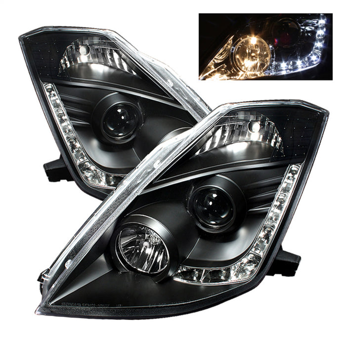 Spyder Auto 5064738 DRL LED Projector Headlights - Truck Part Superstore