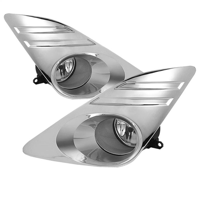 Spyder Auto 5064769 OEM Fog Lights; Bulbs Included; w/Switch; Pair; w/Chrome Cover; Clear; - Truck Part Superstore