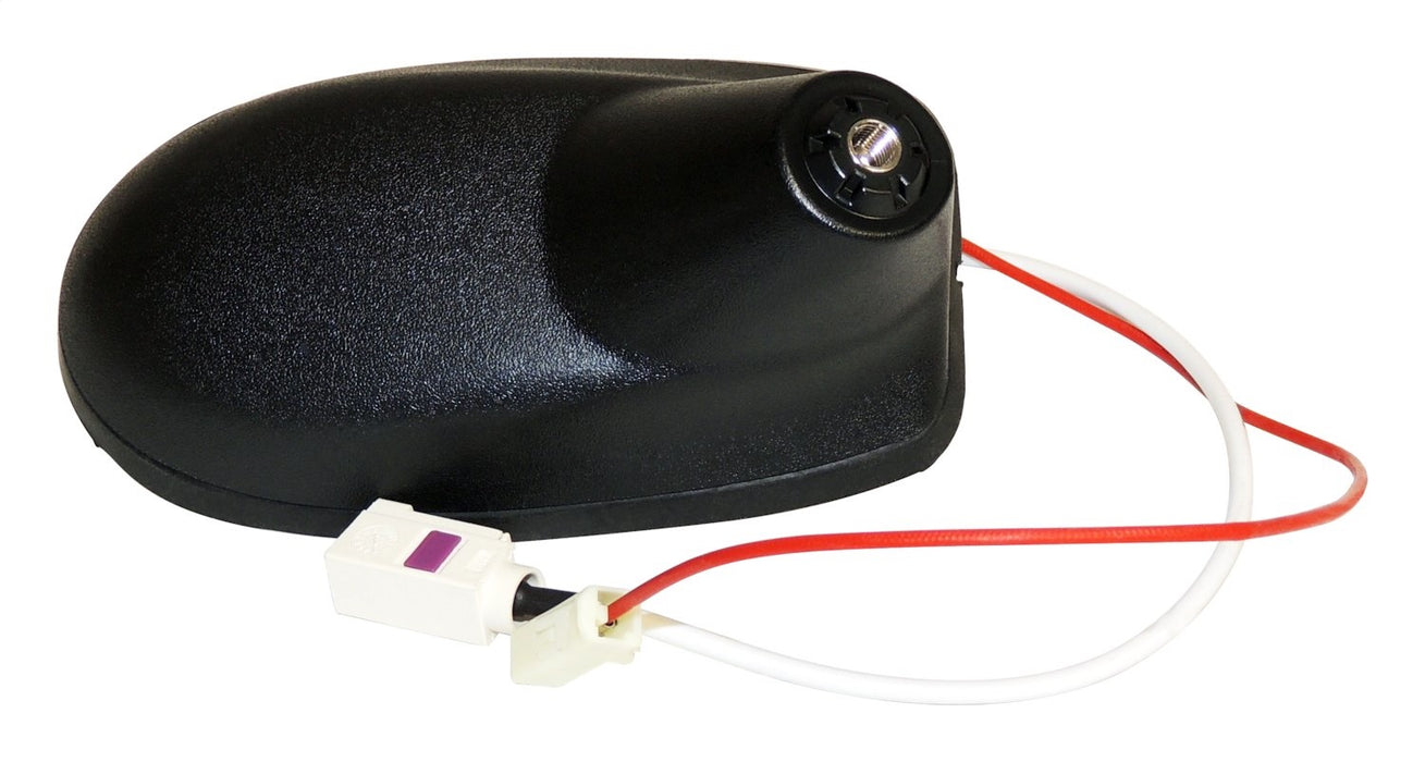 Crown Automotive Jeep Replacement 5064771AC Antenna Base; Steel; Plastic; Black; w/o Sirius Radio; - Truck Part Superstore