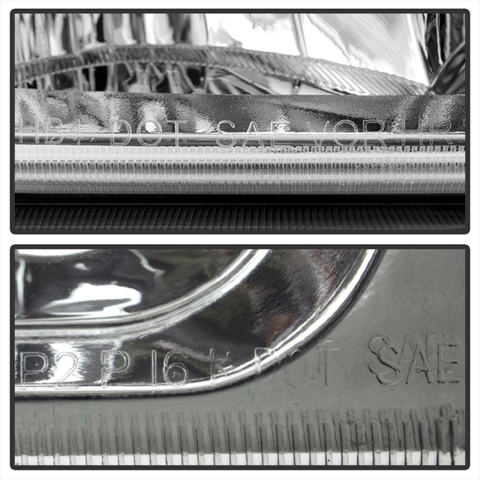 Spyder Auto 5064912 XTune Crystal Headlights/Bumper Lights; OE; Chrome; - Truck Part Superstore