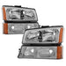 Spyder Auto 5064912 XTune Crystal Headlights/Bumper Lights; OE; Chrome; - Truck Part Superstore